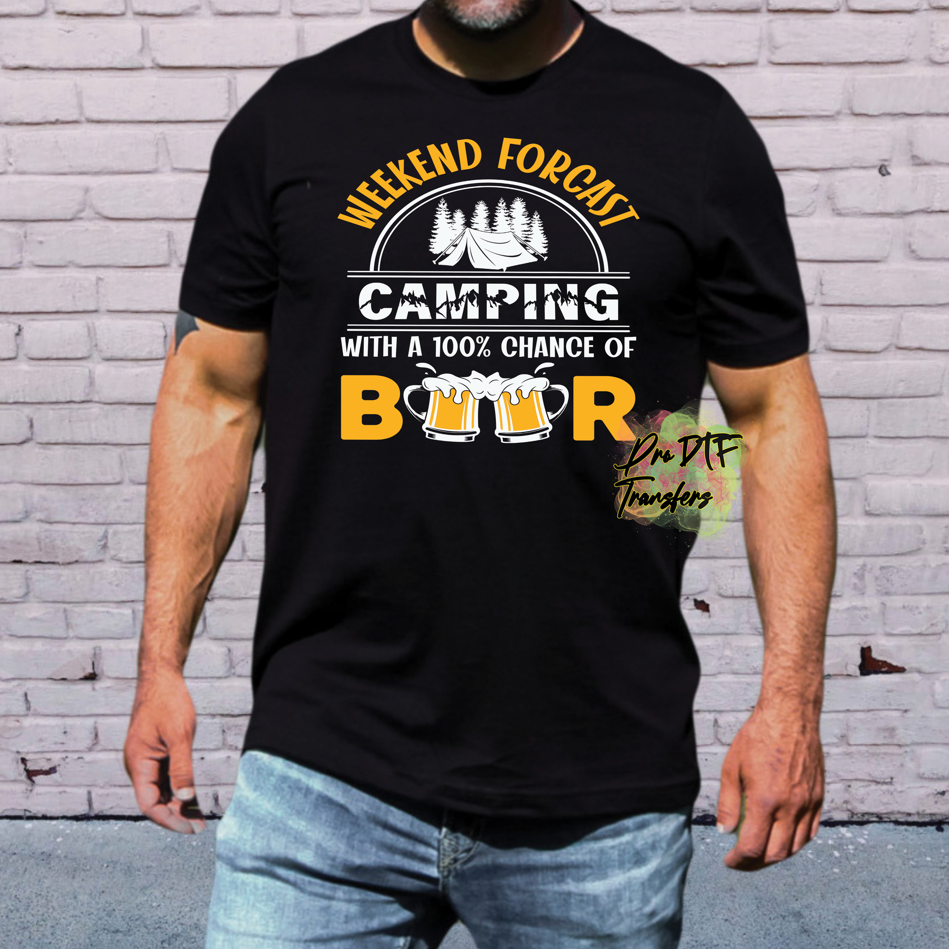 CP44 Weekend Forecast Full Color DTF Transfer - Pro DTF Transfers