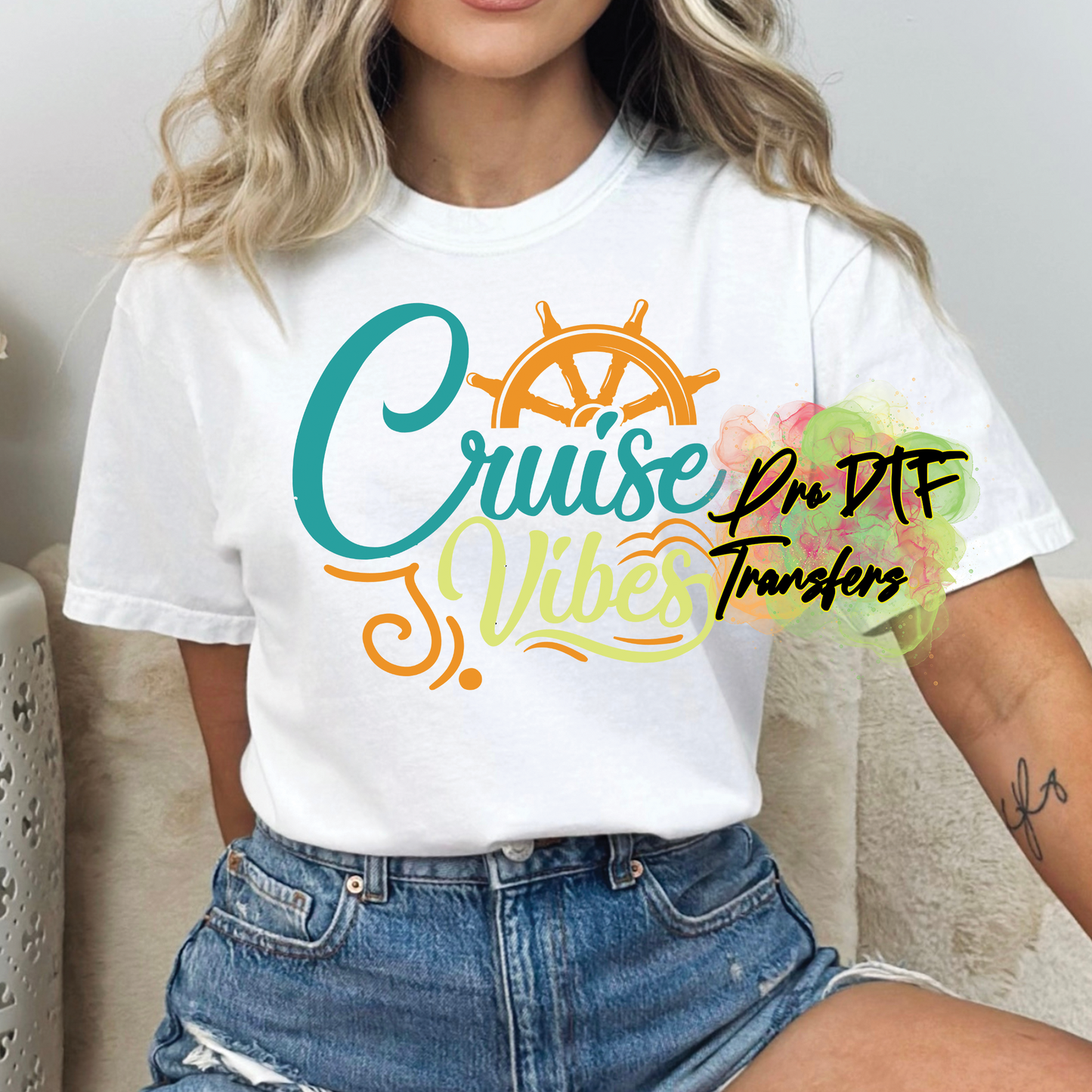 CR5 Cruise Vibes Full Color DTF Transfer