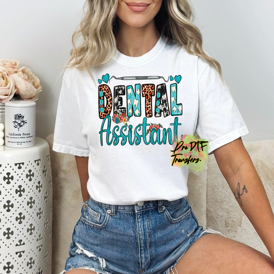 DA21 Dental Assistant Full Color DTF Transfer - Pro DTF Transfers