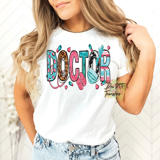 DR3 Doctor Full Color DTF Transfer - Pro DTF Transfers