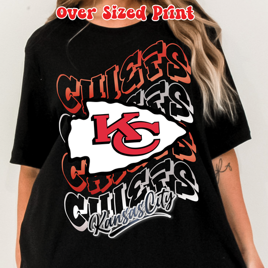 FB3G Wave Design Football Teams Full Color DTF Transfer