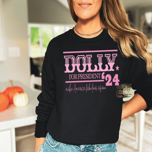 FV38 Dolly for Pres 24 Full Color DTF Transfer - Pro DTF Transfers