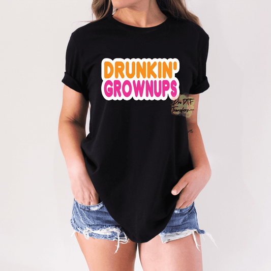 FV40 Drunkin Grownups Full Color DTF Transfer - Pro DTF Transfers