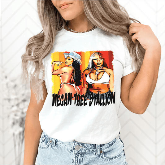 HH124 Meagan Thee Stallion Full Color DTF Transfer - Pro DTF Transfers
