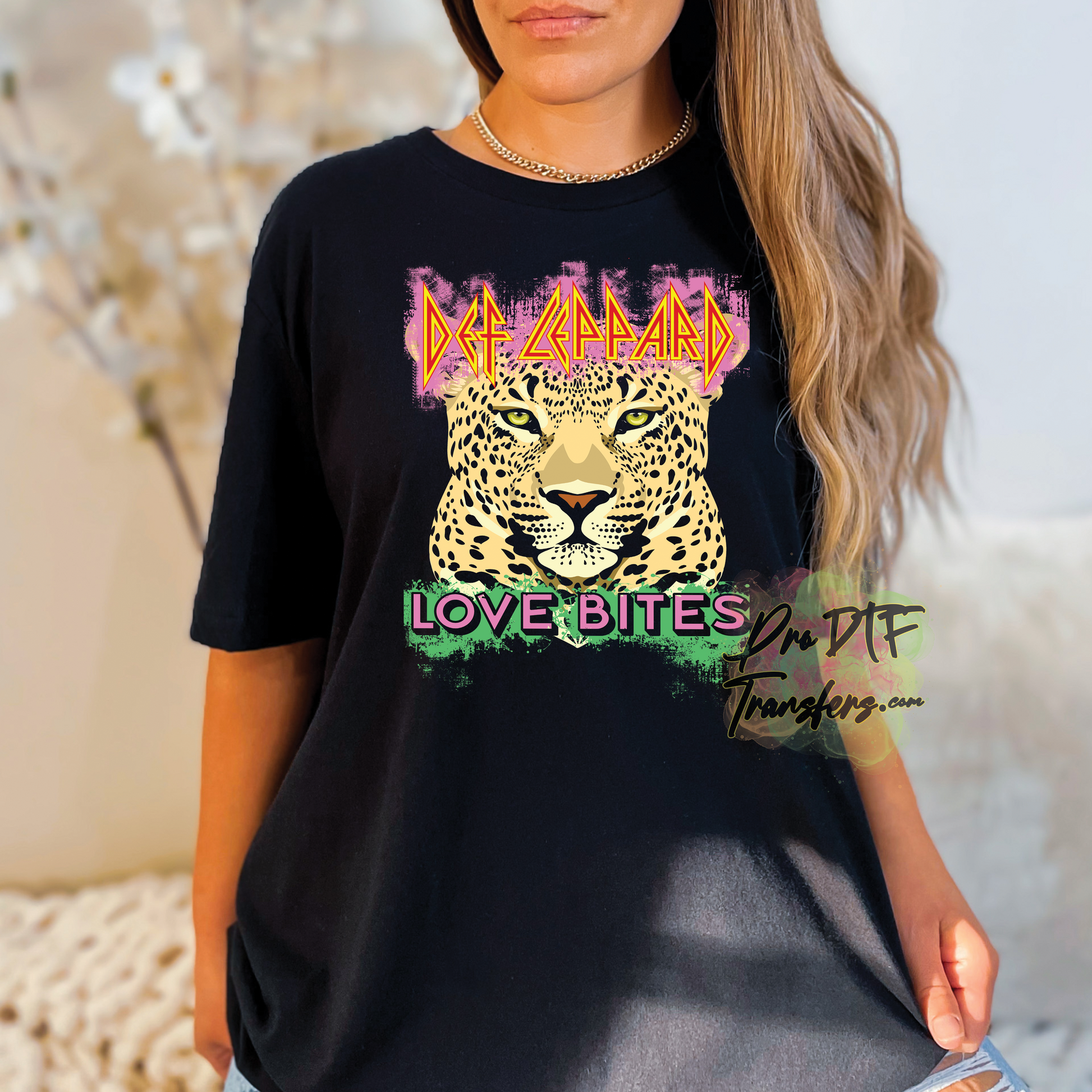 HH14 Def Leopard Love Bites Full Color DTF Transfer - Pro DTF Transfers