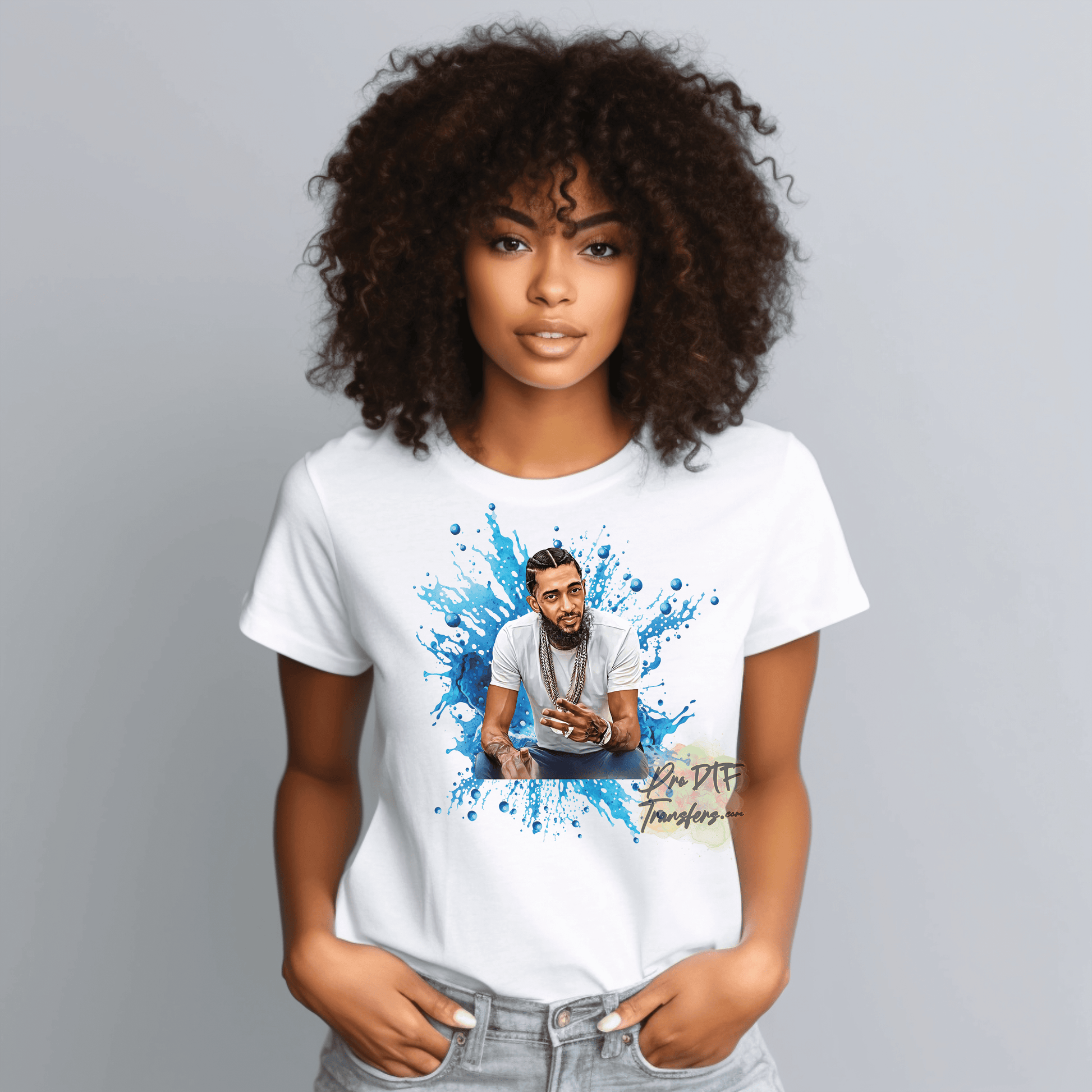 HH148 Nipsy Hustle Full Color DTF Transfer - Pro DTF Transfers