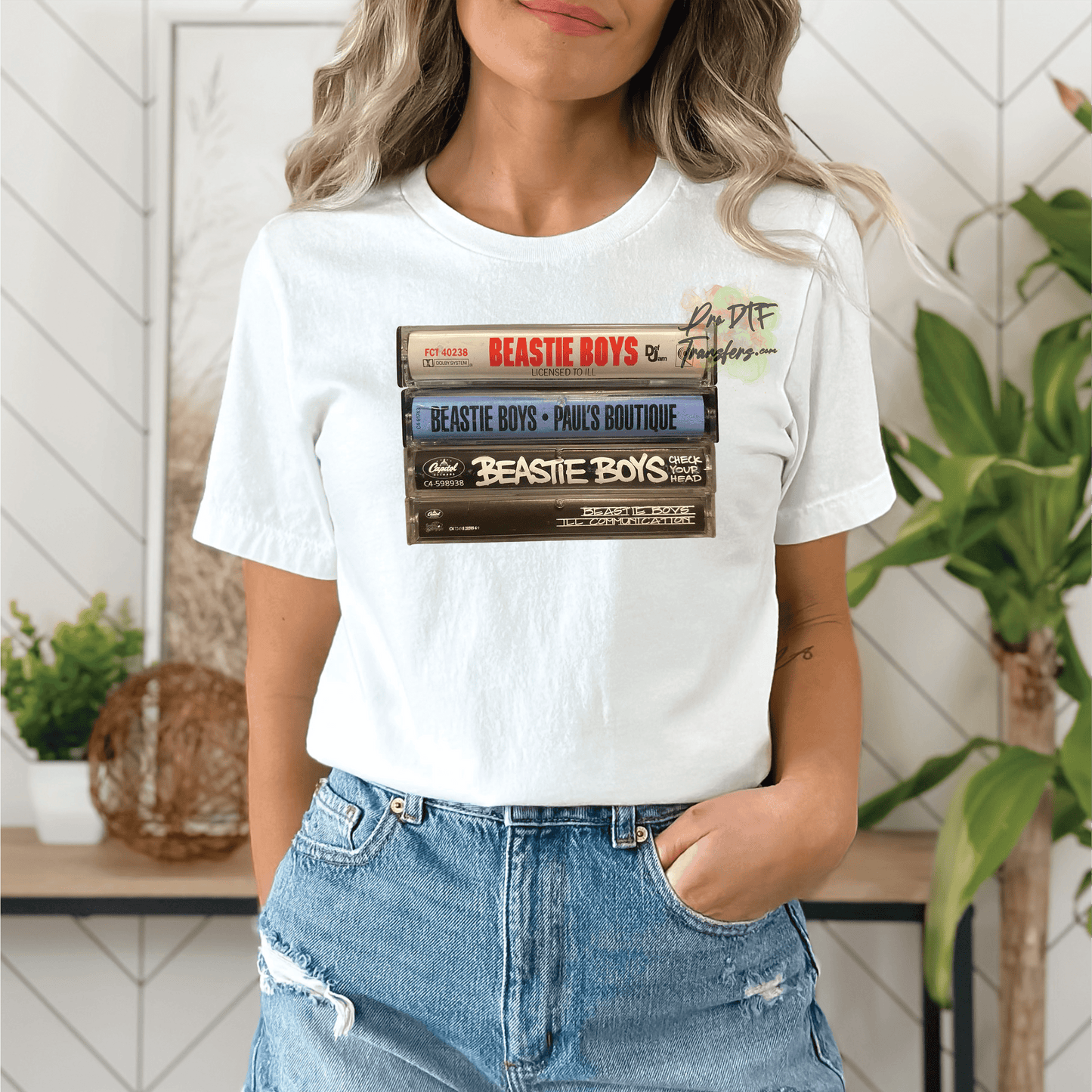 HH155 Beastie Boys Tapes Full Color DTF Transfer - Pro DTF Transfers