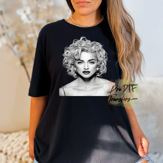 HH178 Madonna Full Color DTF Transfer - Pro DTF Transfers
