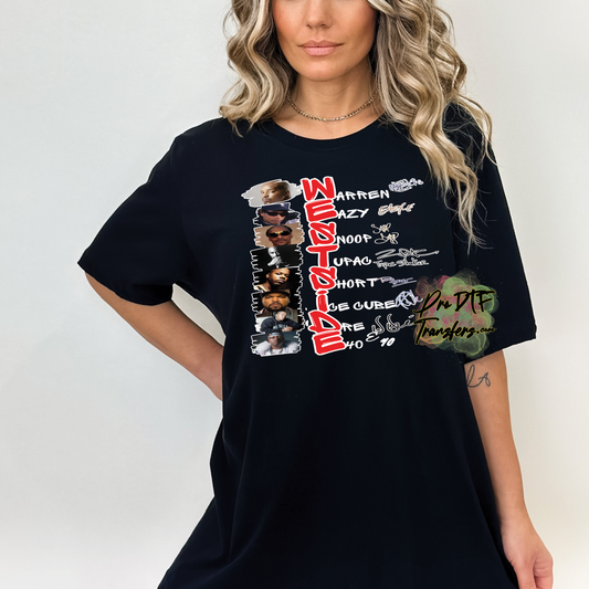 HH182 WestSide Hip Hop Legends Full Color DTF Transfer - Pro DTF Transfers