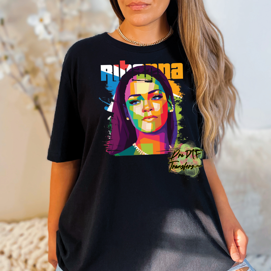 HH188 Rihanna Full Color DTF Transfer - Pro DTF Transfers