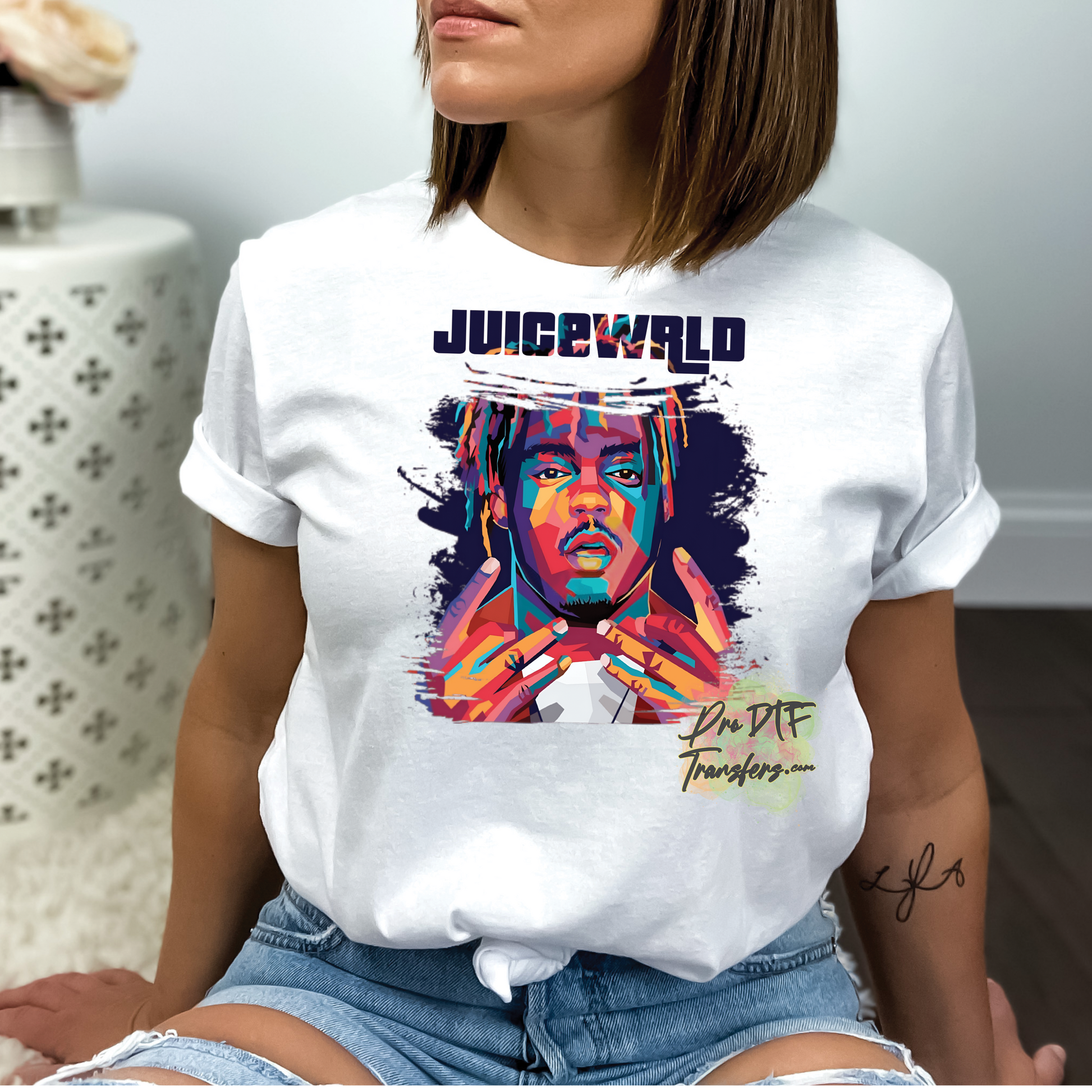 HH194 Juice WRLD Full Color DTF Transfer - Pro DTF Transfers
