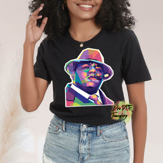 HH20 Biggie Multi-Color Full Color DTF Transfer - Pro DTF Transfers