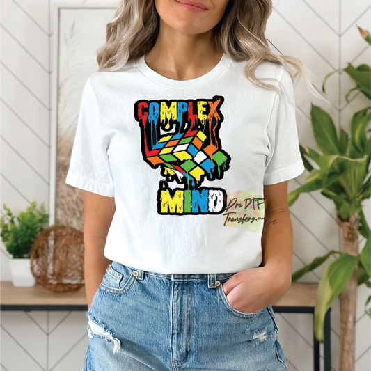 HH35 Complex Mind Rubik's Cube Full Color DTF Transfer - Pro DTF Transfers