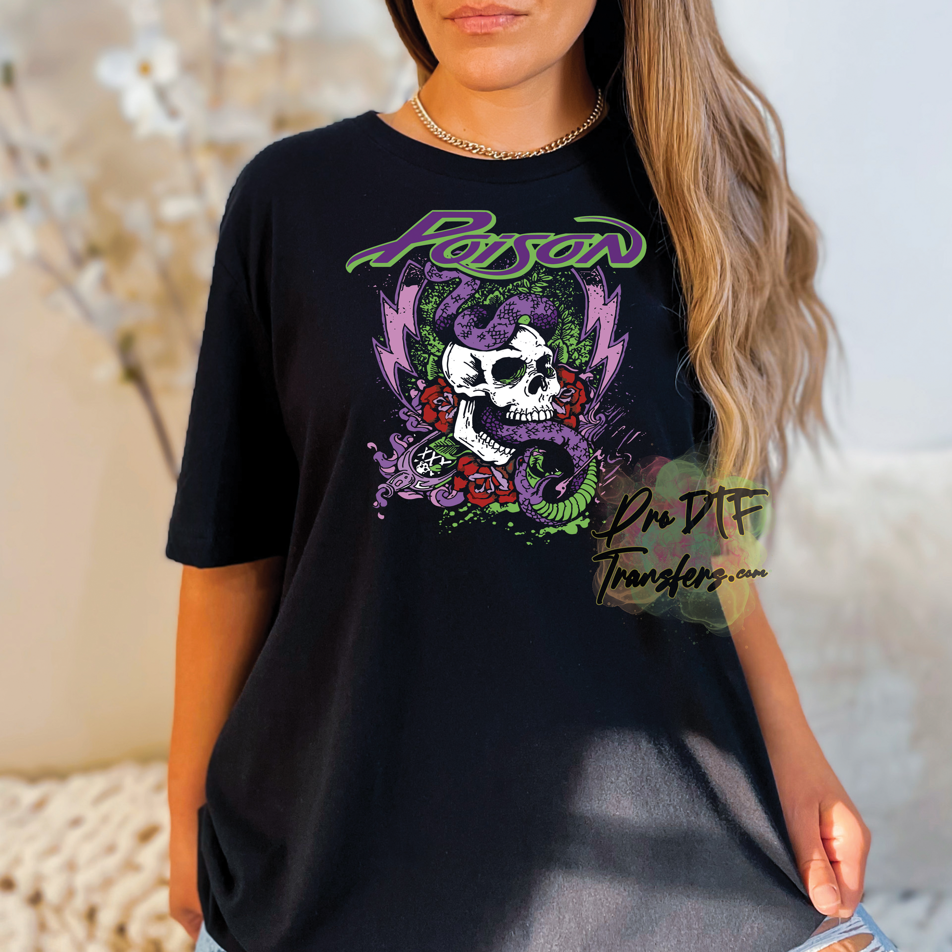 HH45 Poison Distressed Print Full Color DTF Transfer - Pro DTF Transfers
