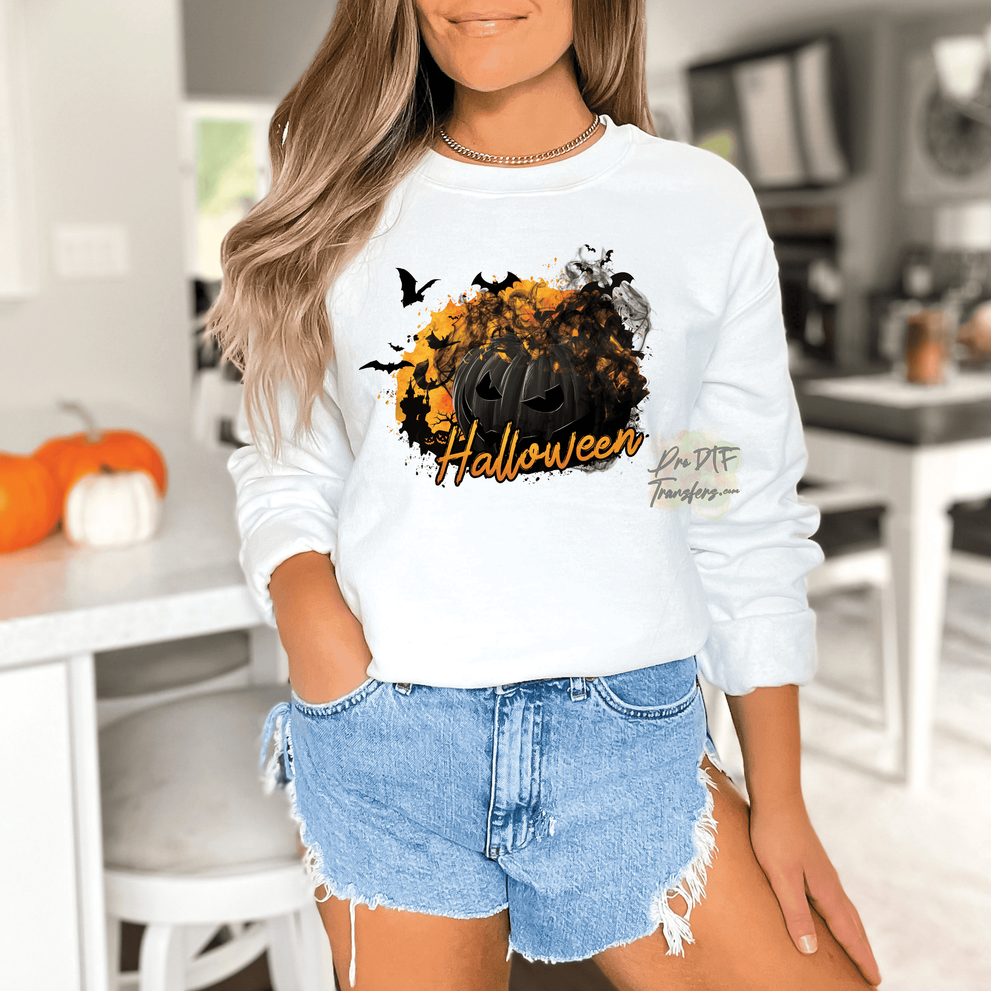 HW268 Halloween Full Color DTF Transfer - Pro DTF Transfers