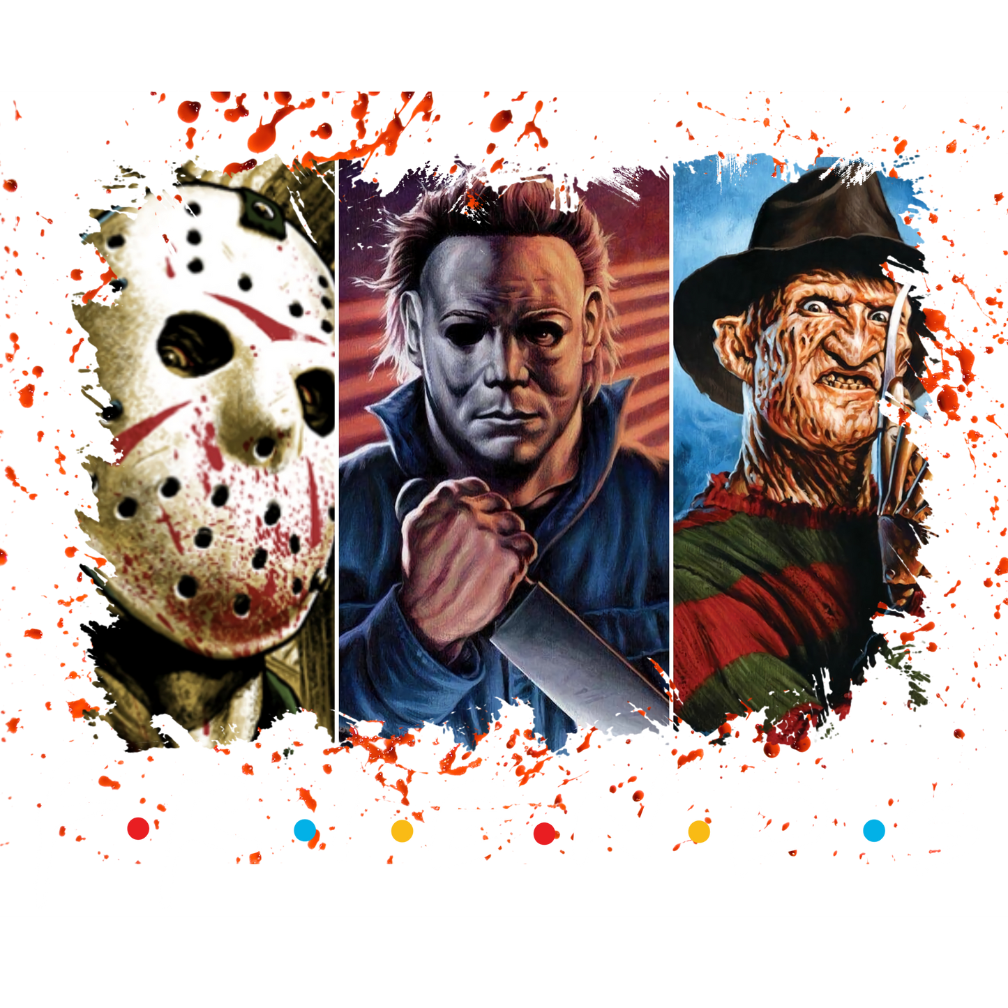 HW30 Halloween Friends Full Color DTF Transfer - Pro DTF Transfers