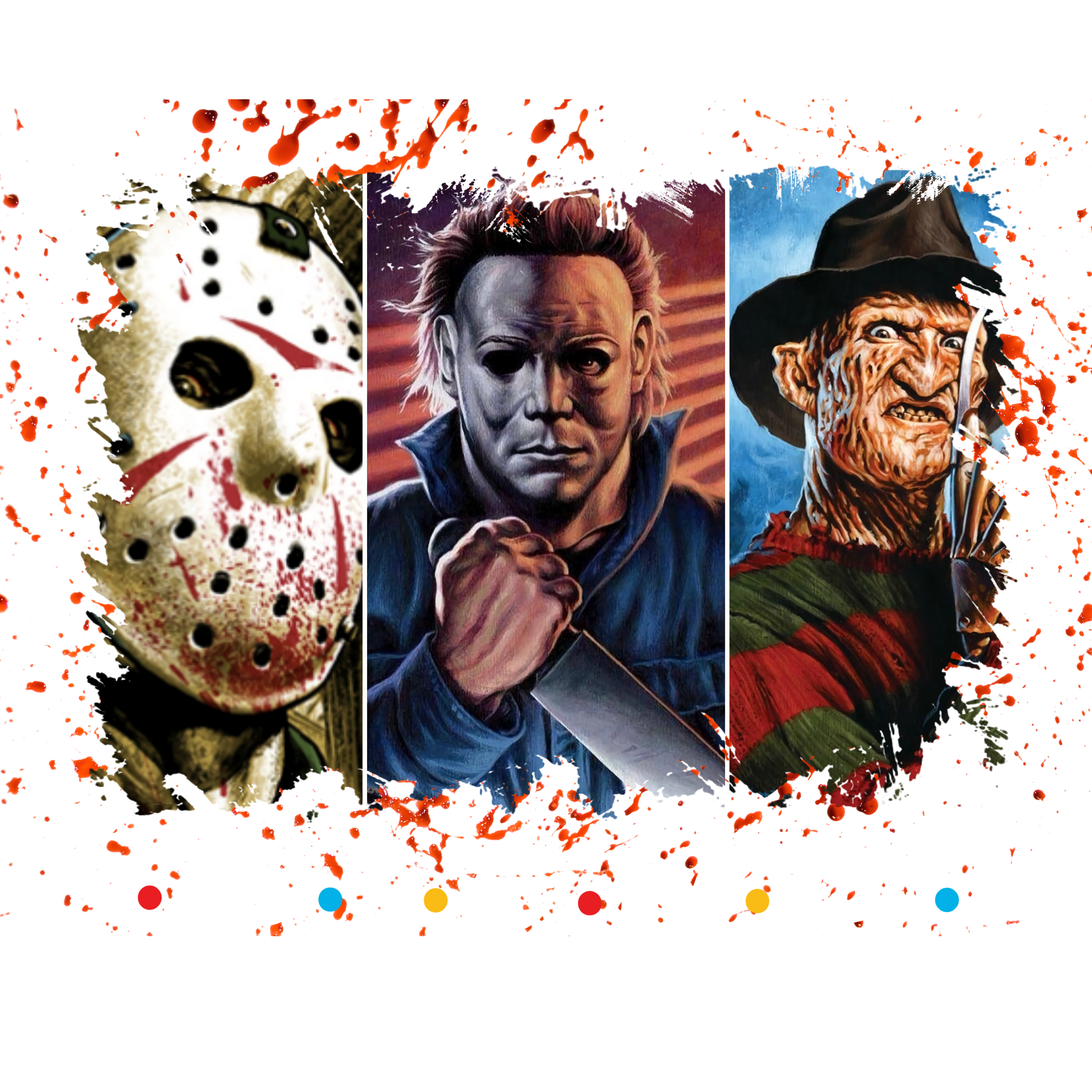HW30 Halloween Friends Full Color DTF Transfer - Pro DTF Transfers