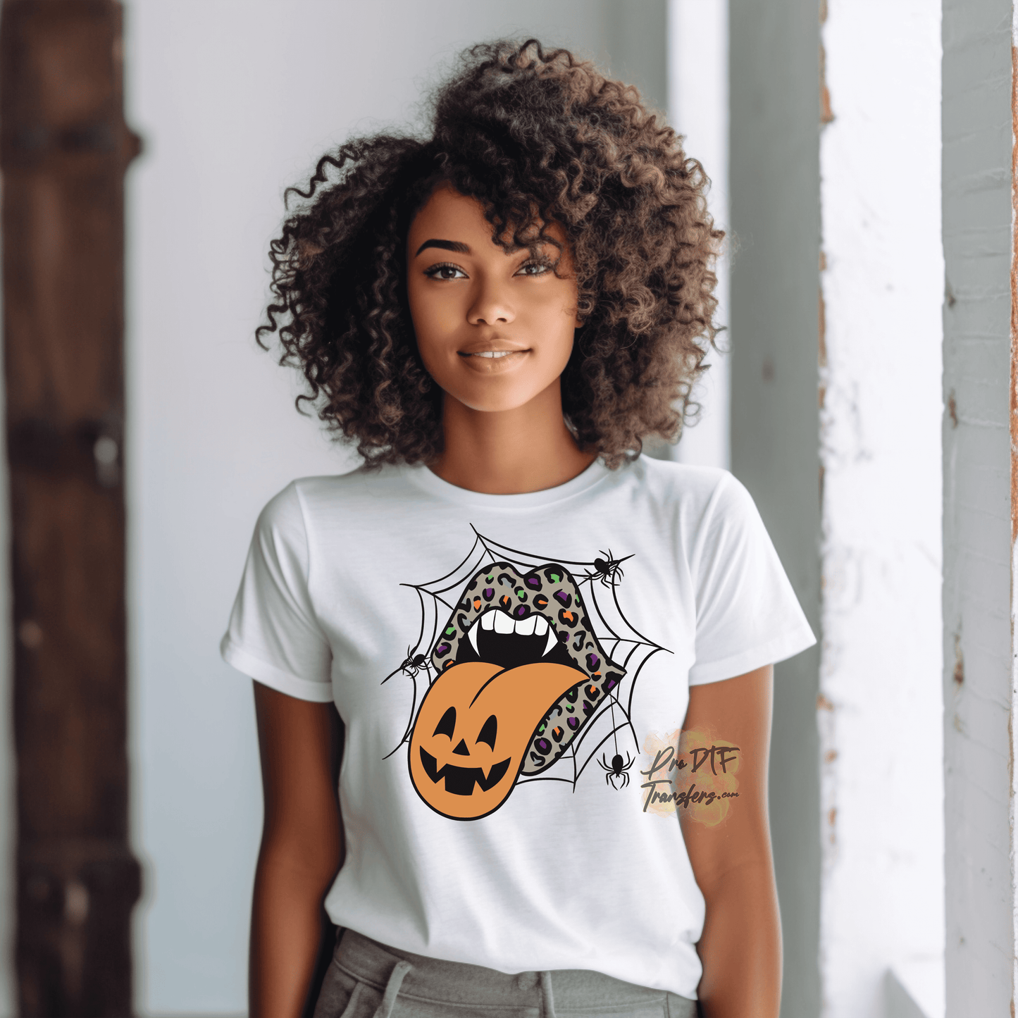 HW301 Halloween Lips Full Color DTF Transfer - Pro DTF Transfers