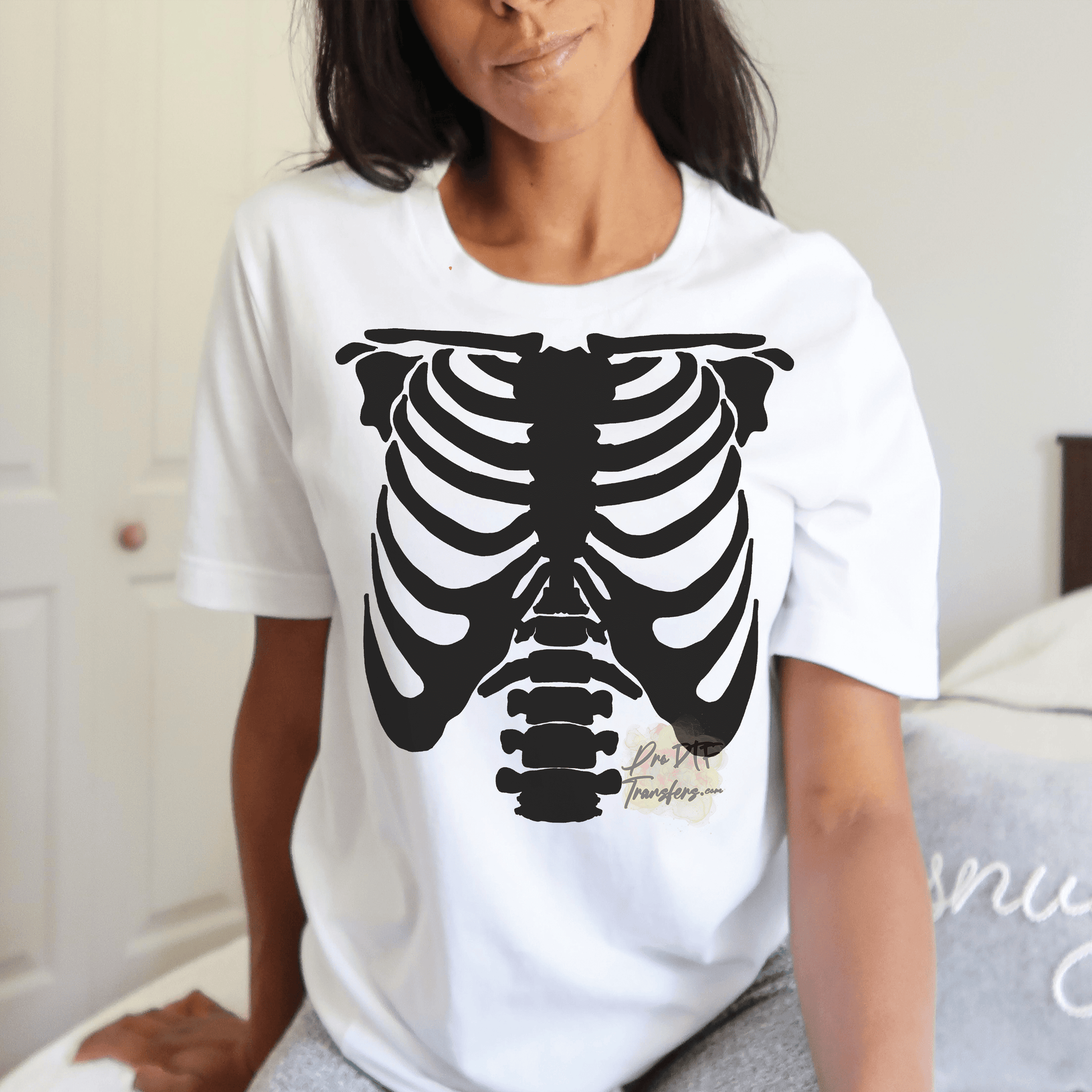 HW308 Halloween Skeleton Full Color DTF Transfer - Pro DTF Transfers