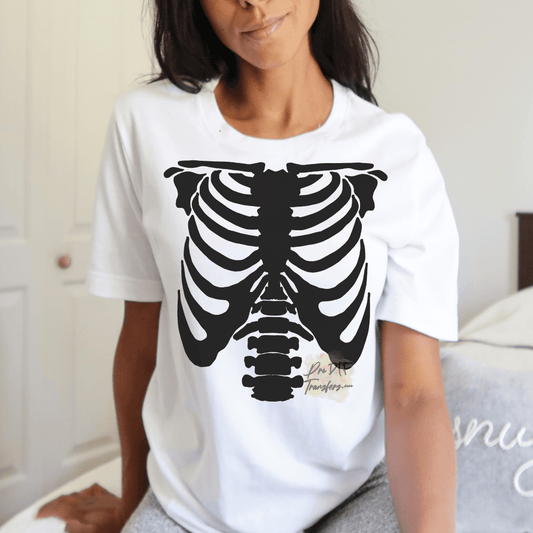 HW308 Halloween Skeleton Full Color DTF Transfer - Pro DTF Transfers
