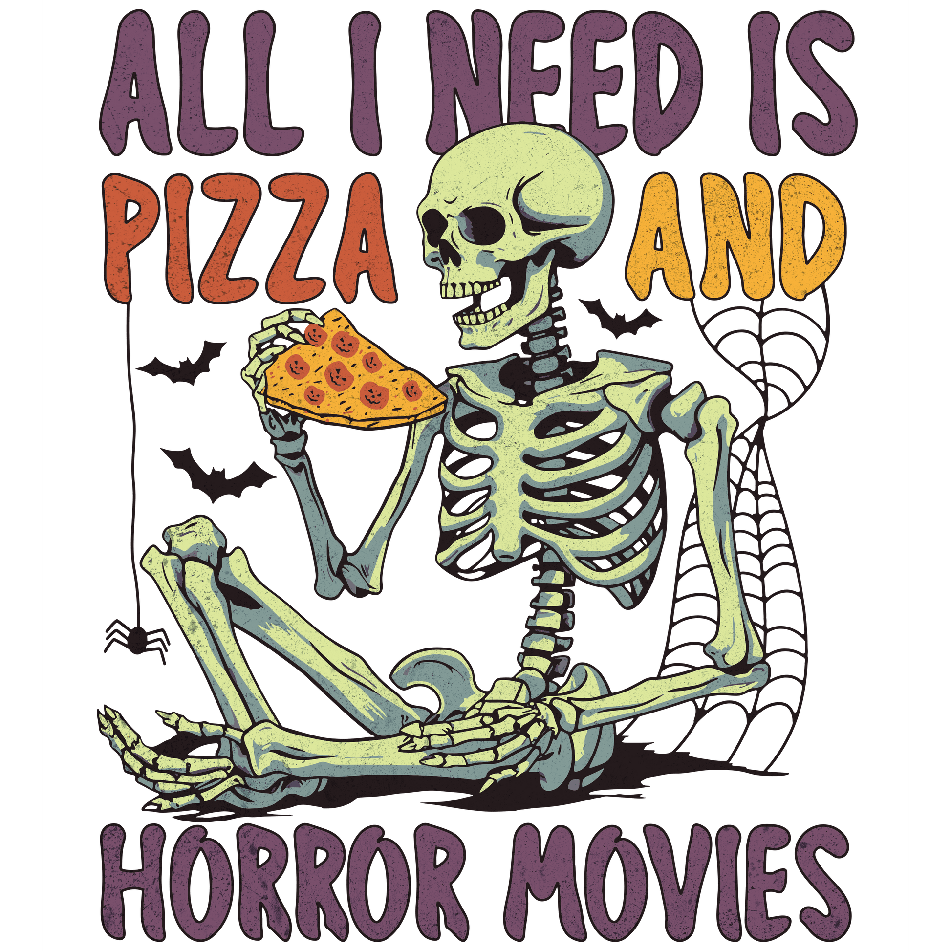 HW311 All I need is Pizza Full Color DTF Transfer - Pro DTF Transfers
