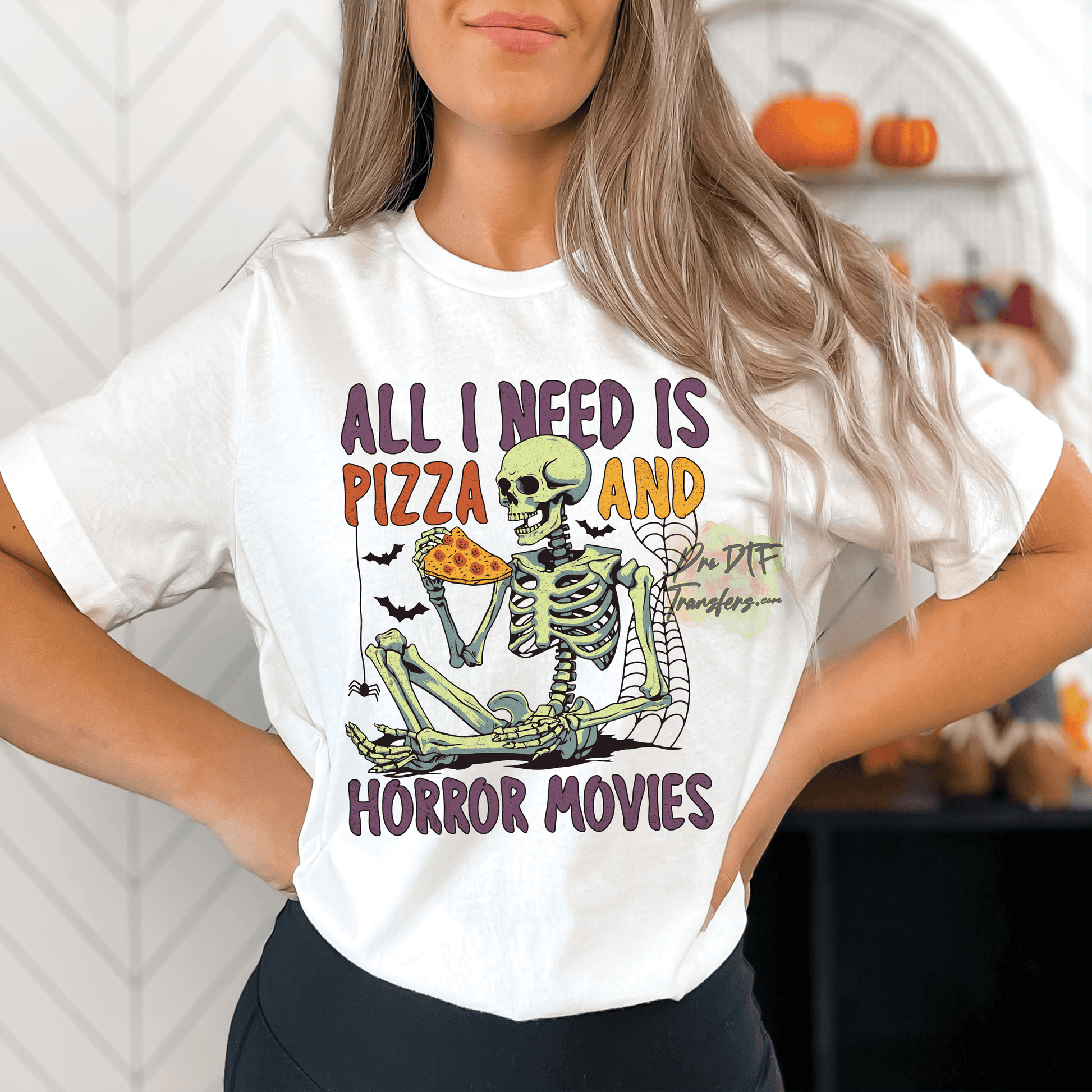 HW311 All I need is Pizza Full Color DTF Transfer - Pro DTF Transfers