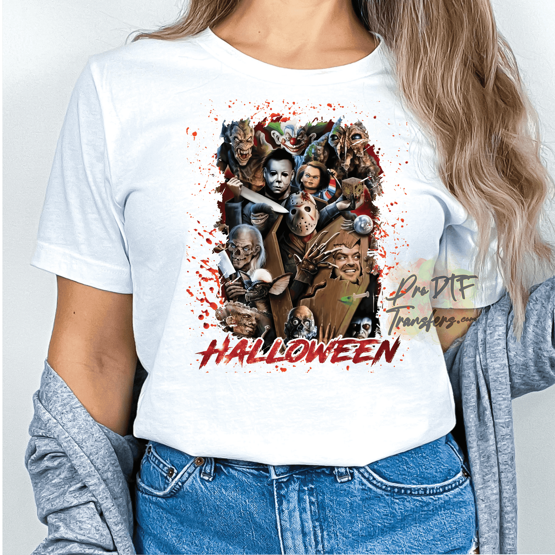 HW322 Halloween Full Color DTF Transfer - Pro DTF Transfers