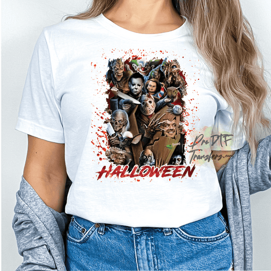 HW322 Halloween Full Color DTF Transfer - Pro DTF Transfers