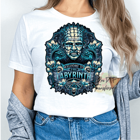 HW328 Welcome to Labyrinth Full Color DTF Transfer - Pro DTF Transfers