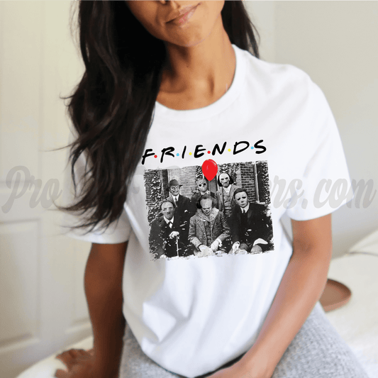 HW54 Halloween Friends Full Color DTF Transfer - Pro DTF Transfers