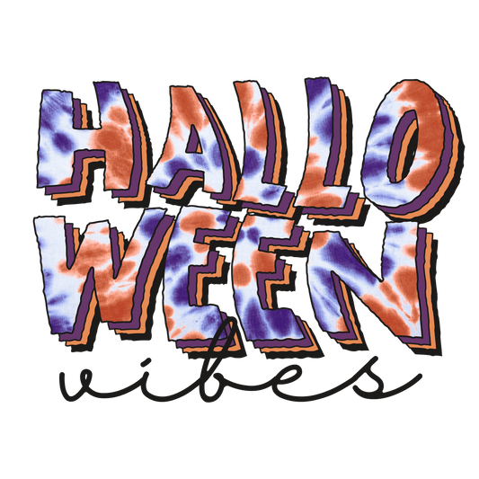 HW81 Halloween Vibes of Fall Full Color DTF Transfer - Pro DTF Transfers