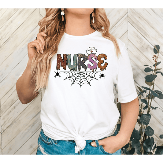 HW97 Nurse Halloween Full Color DTF Transfer - Pro DTF Transfers