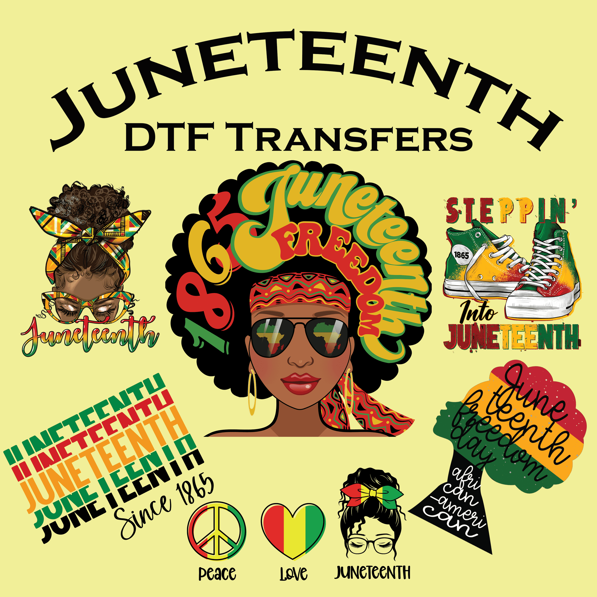 Black History Juneteenth Mystery Bundle - Pro DTF Transfers