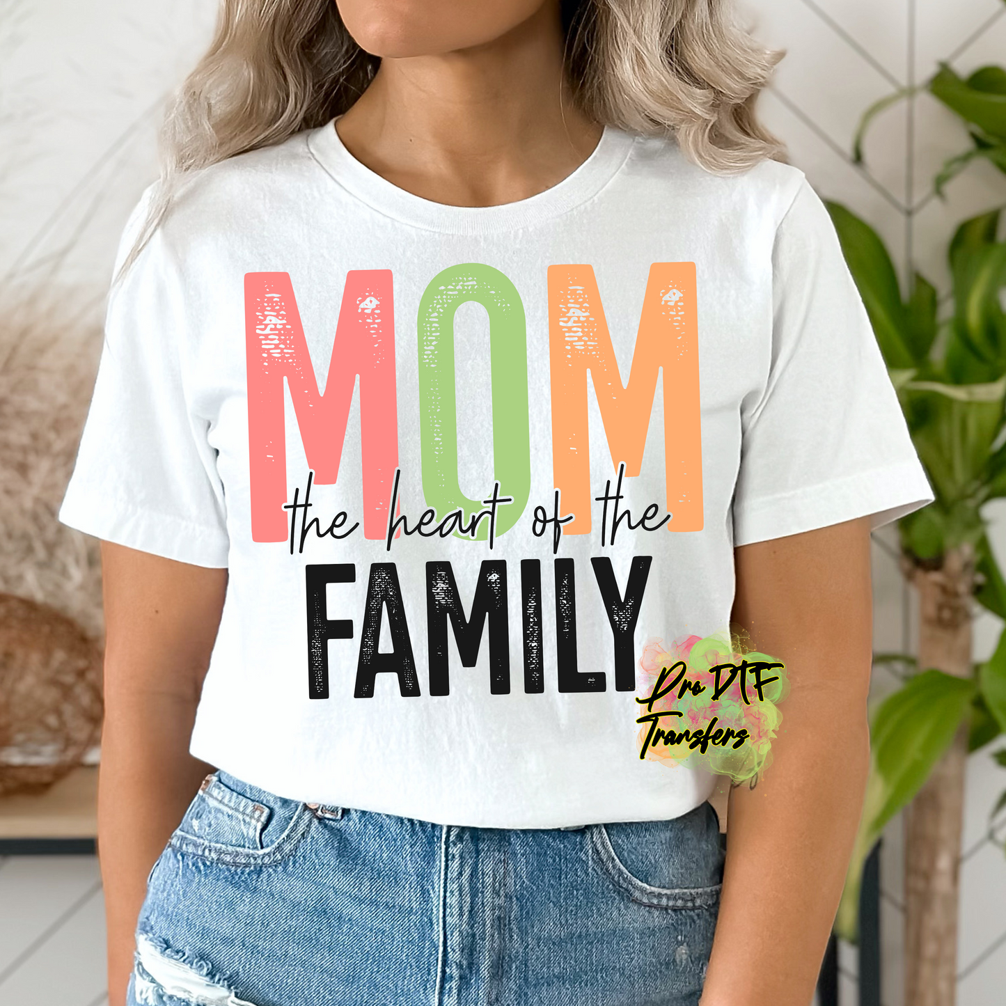 MD2 Mom Family Full Color DTF Transfer - Pro DTF Transfers