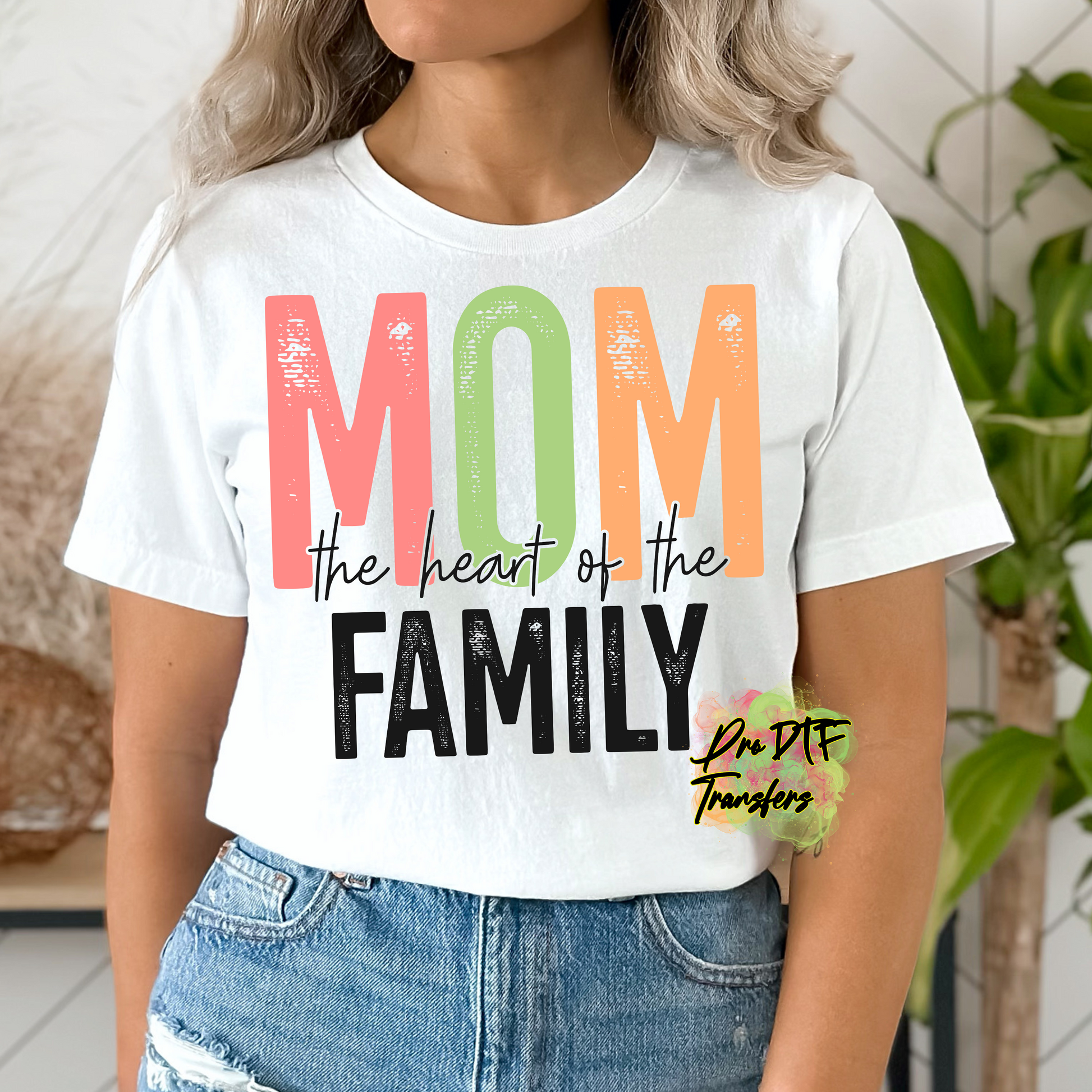 MD2 Mom Family Full Color DTF Transfer - Pro DTF Transfers
