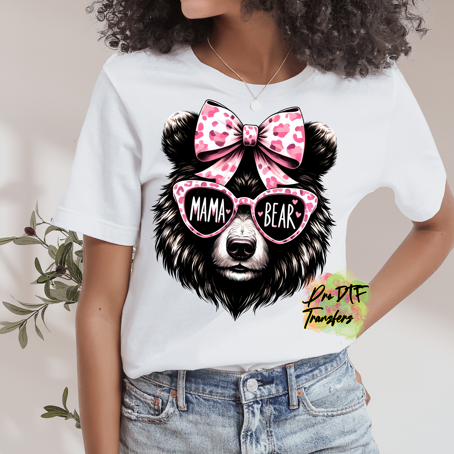 MD4 MaMa Bear Full Color DTF Transfer - Pro DTF Transfers