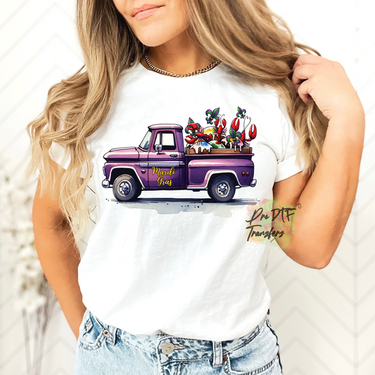 MG89 Mardi Gras Truck Full Color Transfer - Pro DTF Transfers