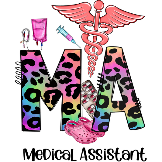 N114 MA Nurse Full Color DTF Transfer - Pro DTF Transfers