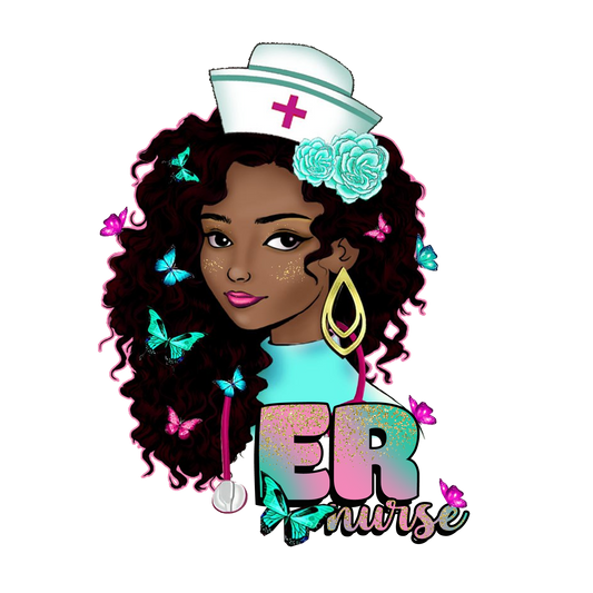 N121 ER Nurse Full Color DTF Transfer - Pro DTF Transfers