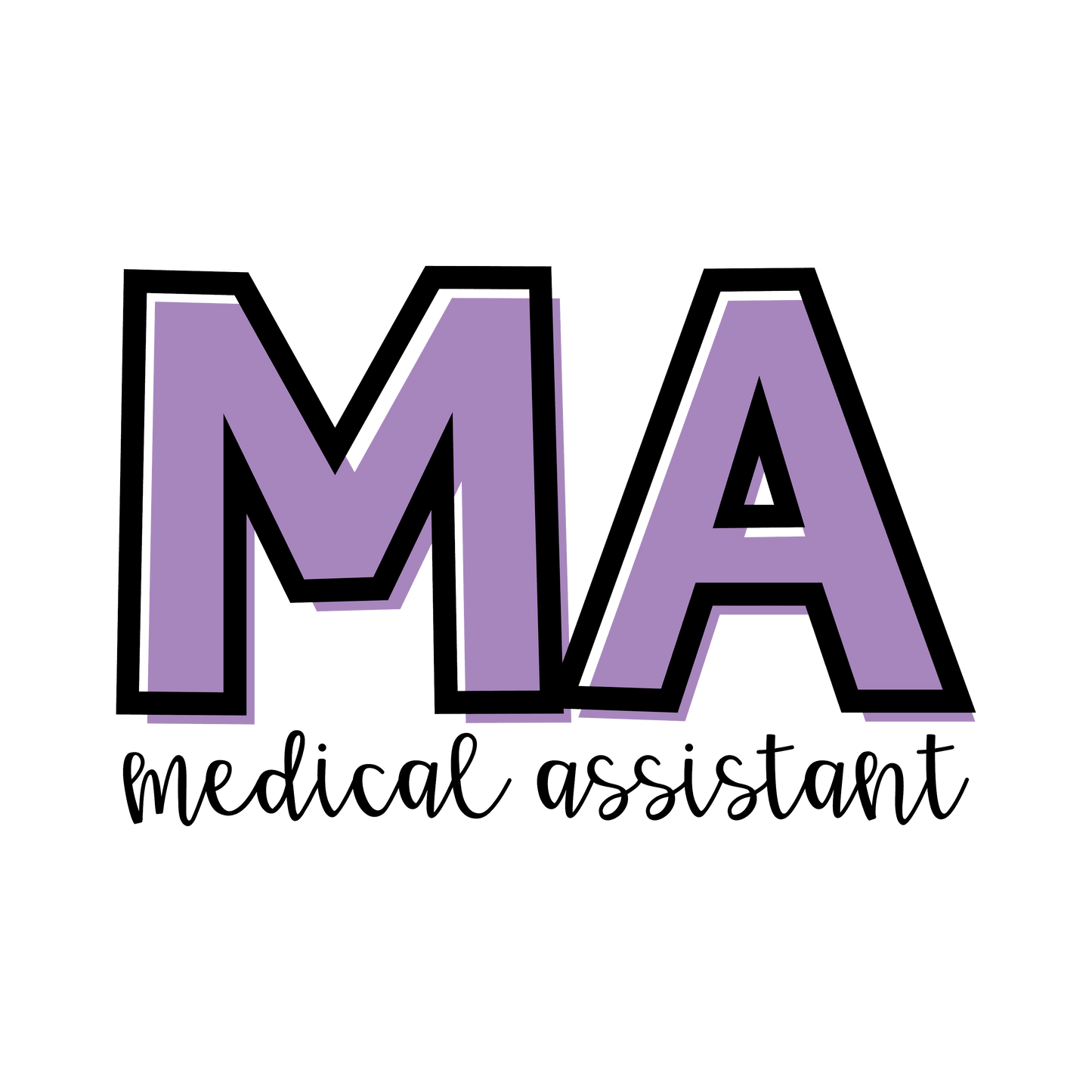 N173 MA Nurse Full Color DTF Transfer - Pro DTF Transfers