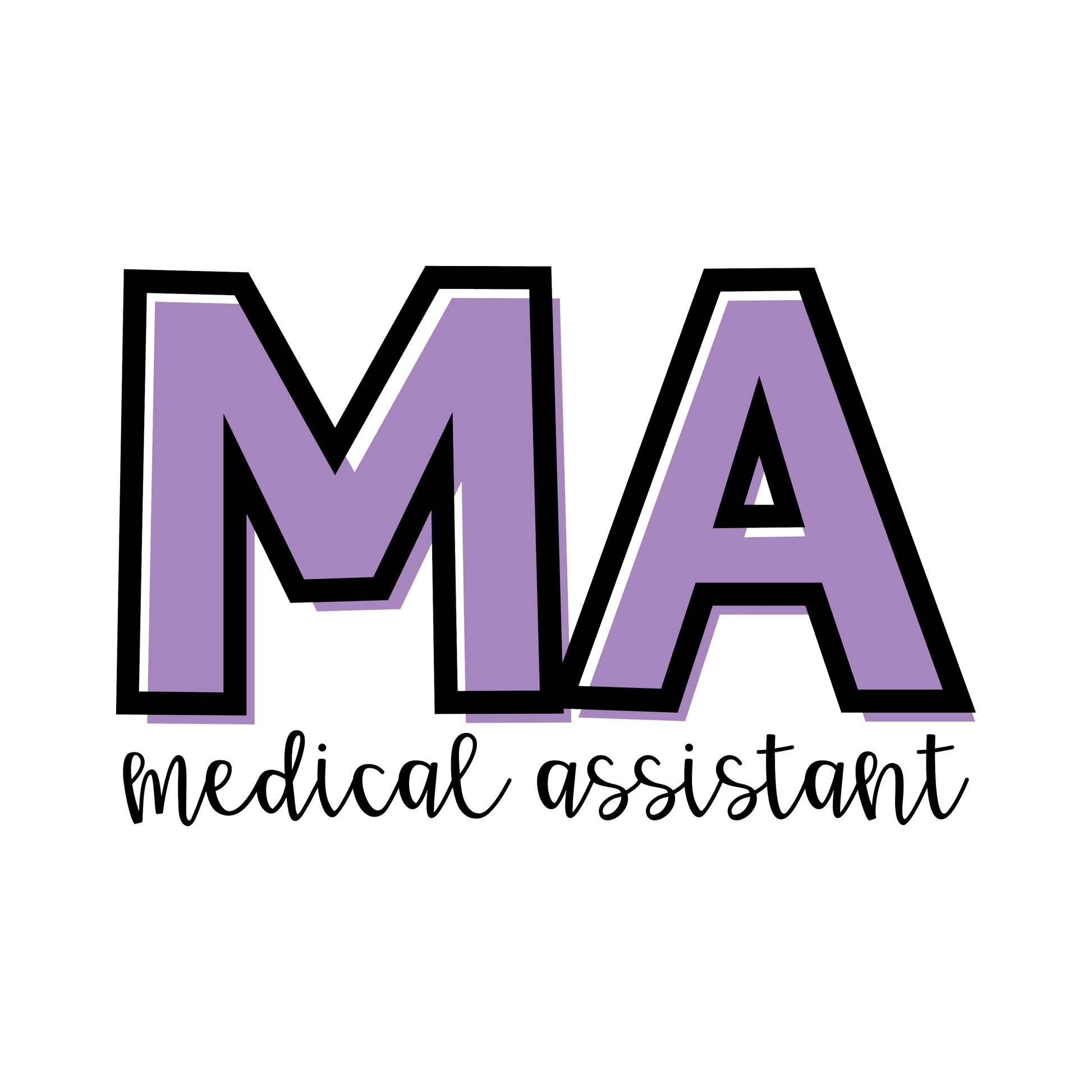 N173 MA Nurse Full Color DTF Transfer - Pro DTF Transfers