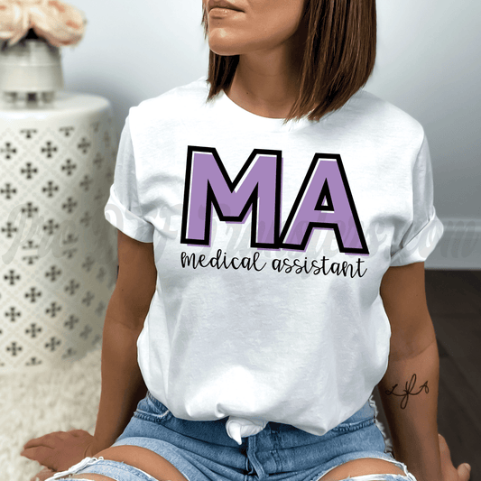 N173 MA Nurse Full Color DTF Transfer - Pro DTF Transfers