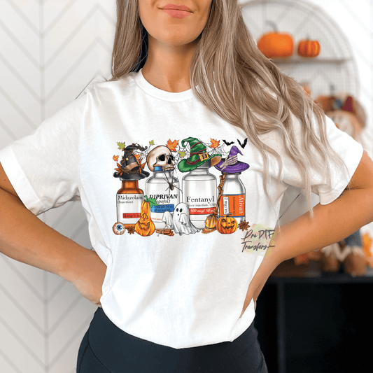 N180 Nurse Halloween Full Color DTF Transfer - Pro DTF Transfers