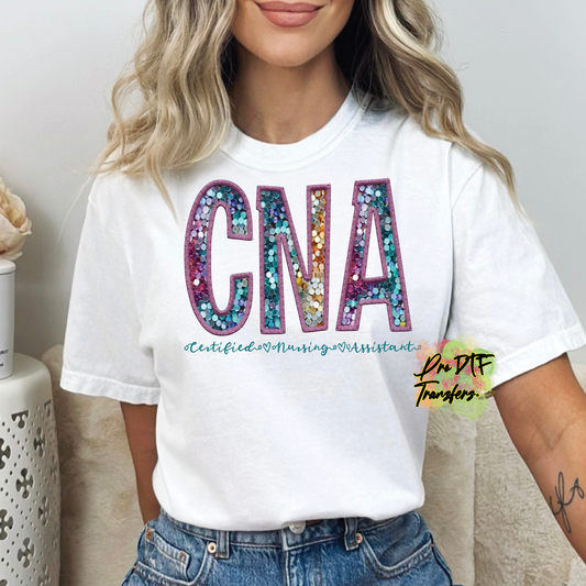 N209 Nurse CNA Full Color DTF Transfer - Pro DTF Transfers