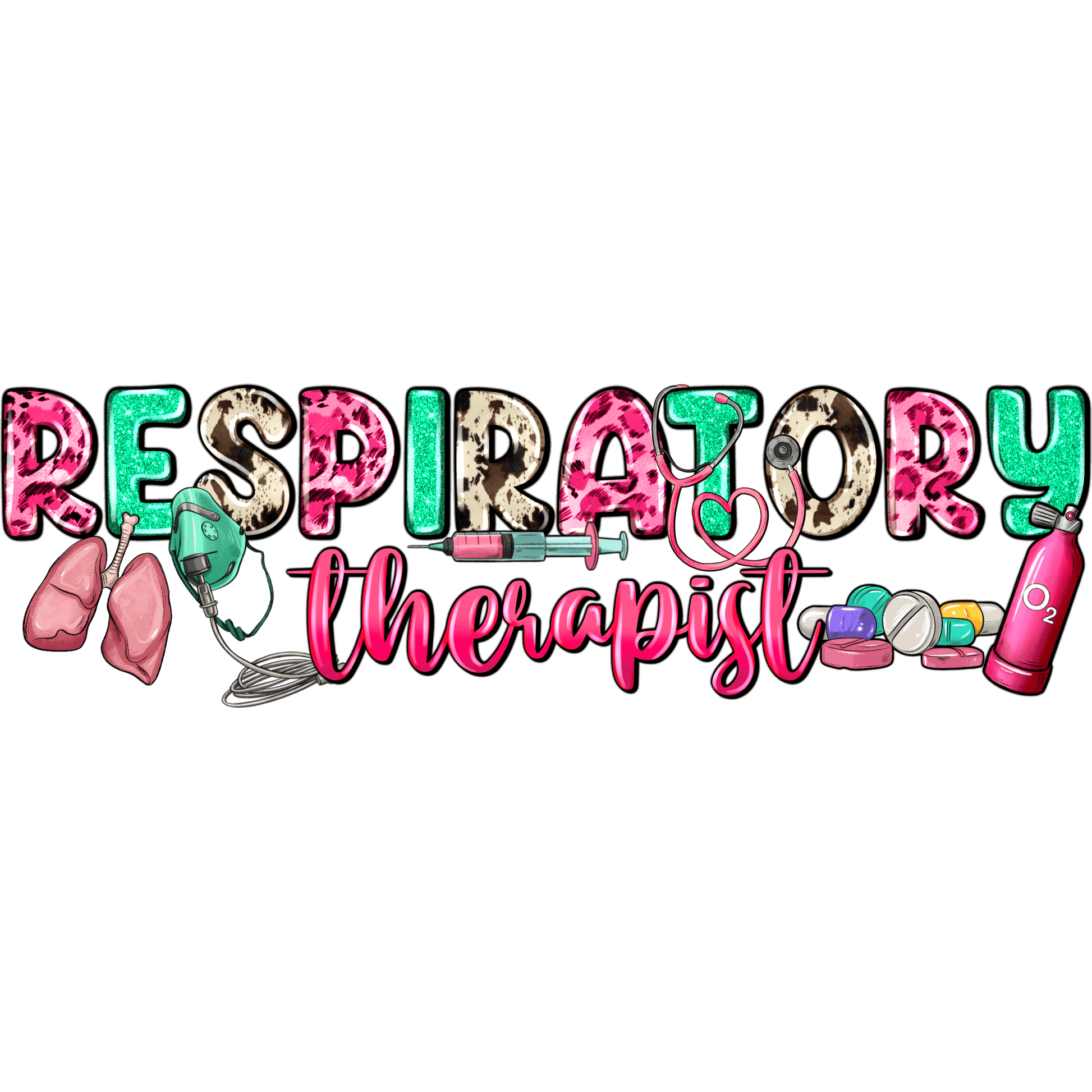 N89 RT Nurse Full Color DTF Transfer - Pro DTF Transfers
