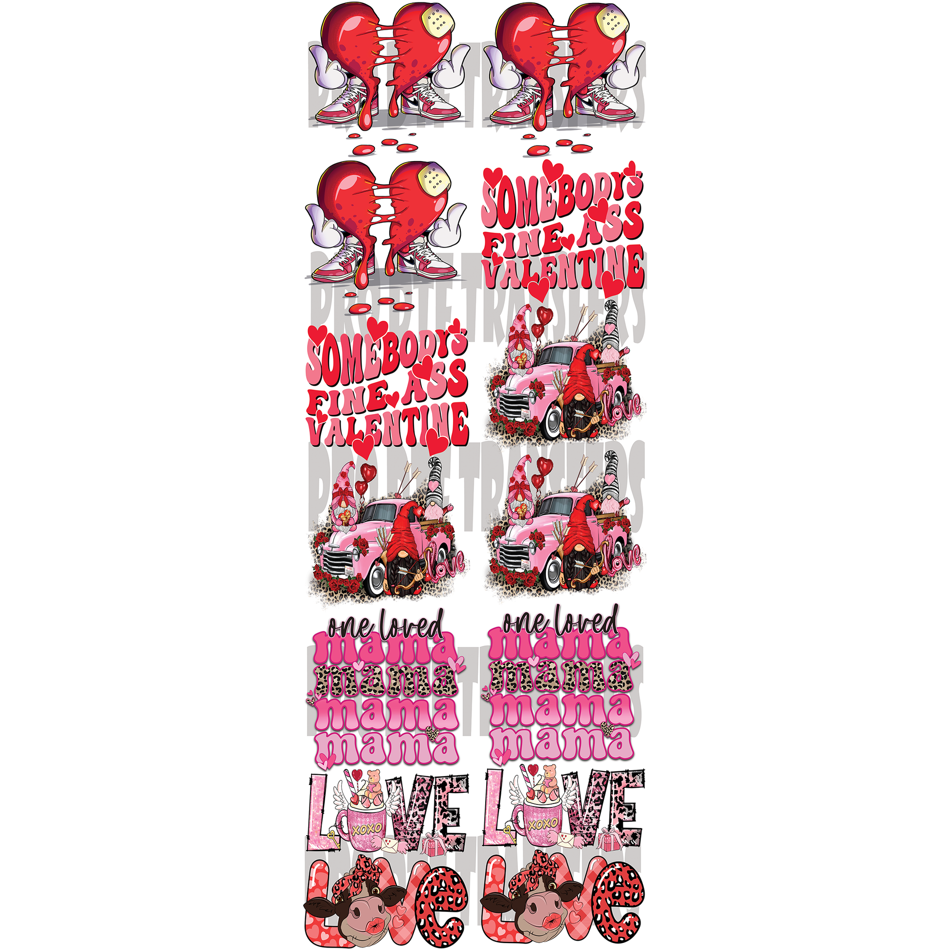 PM8 Valentine's Day Pre Made Gang Sheet - Pro DTF Transfers