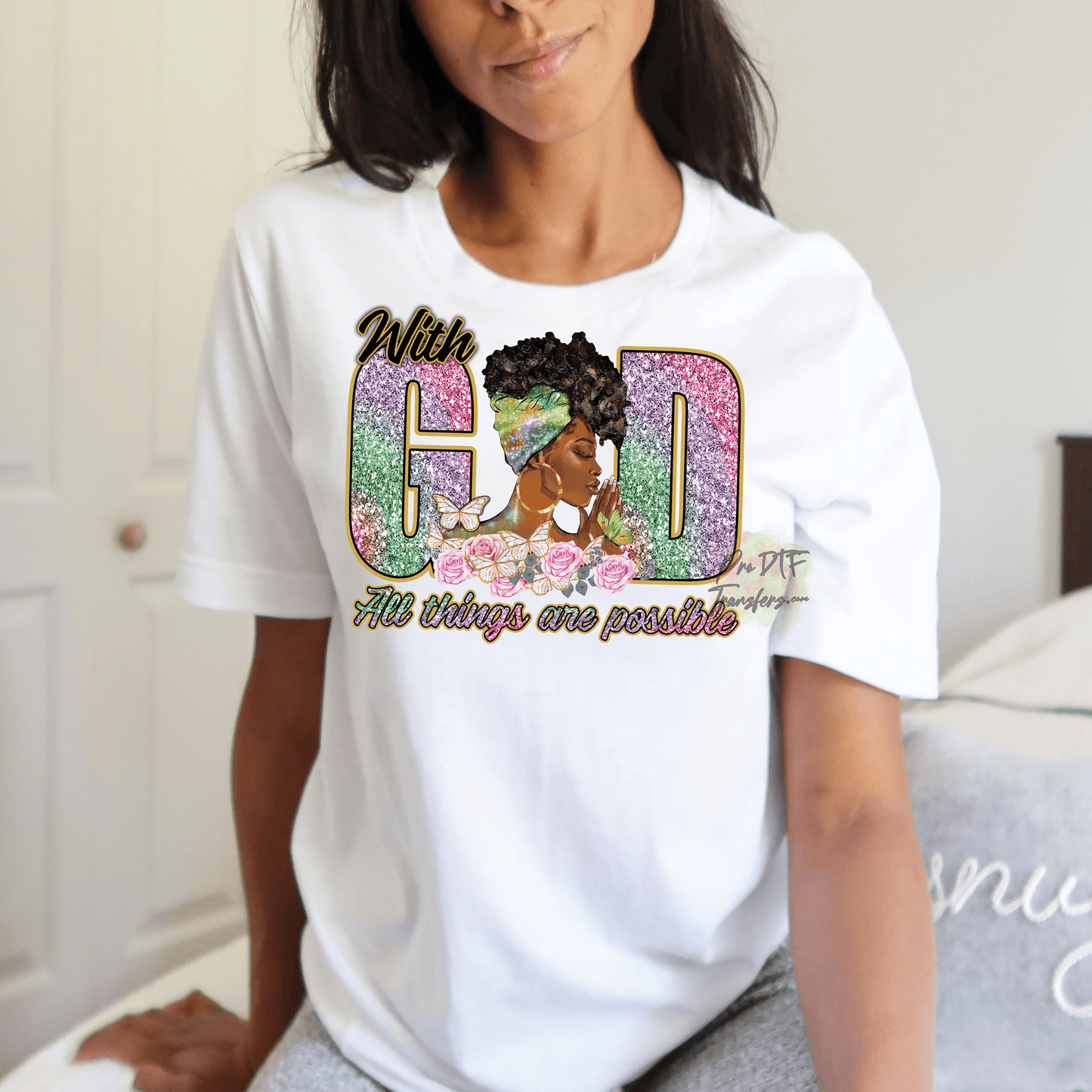 RG3 With God Full Color DTF Transfer - Pro DTF Transfers