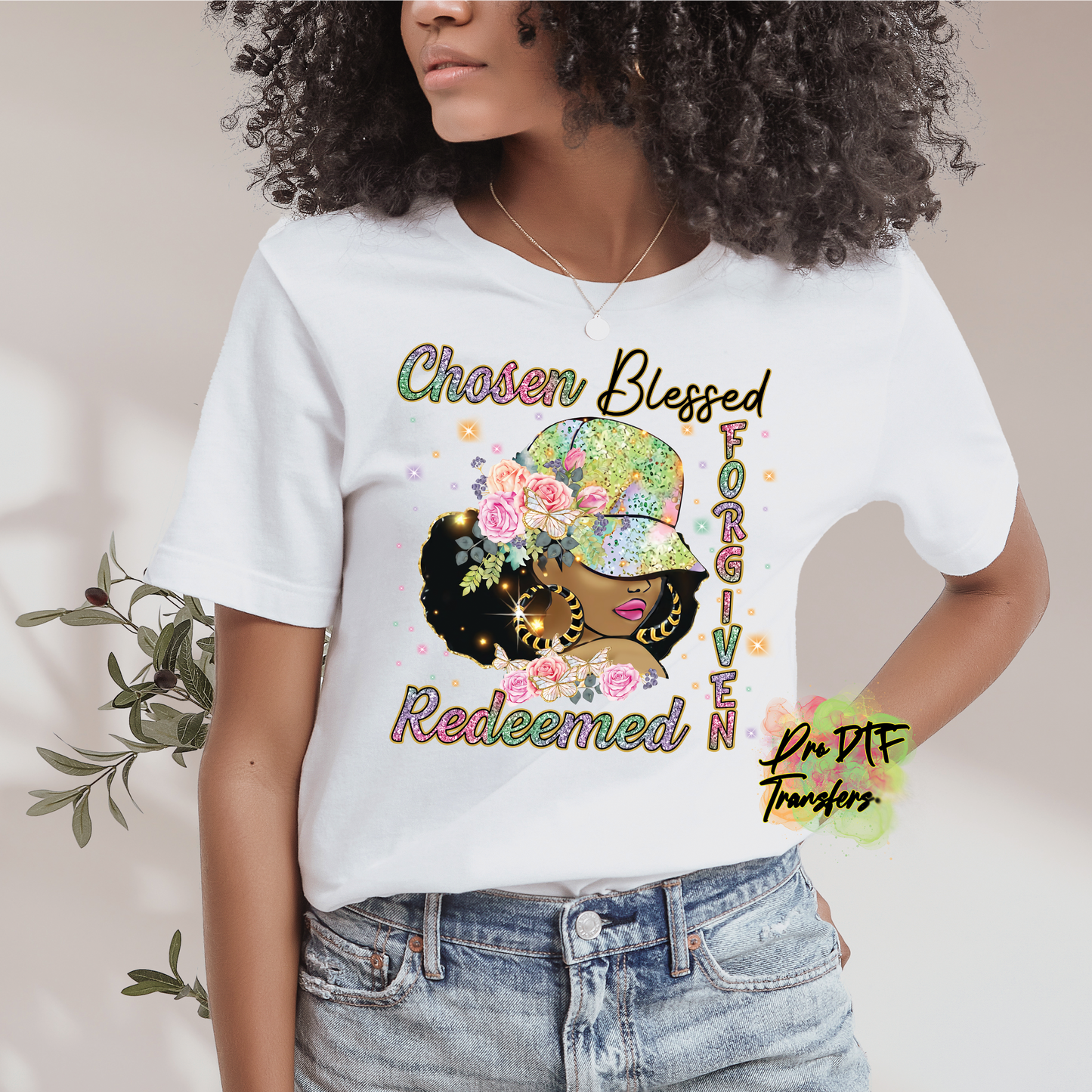 RG46 Chosen Blessed Color DTF Transfer - Pro DTF Transfers