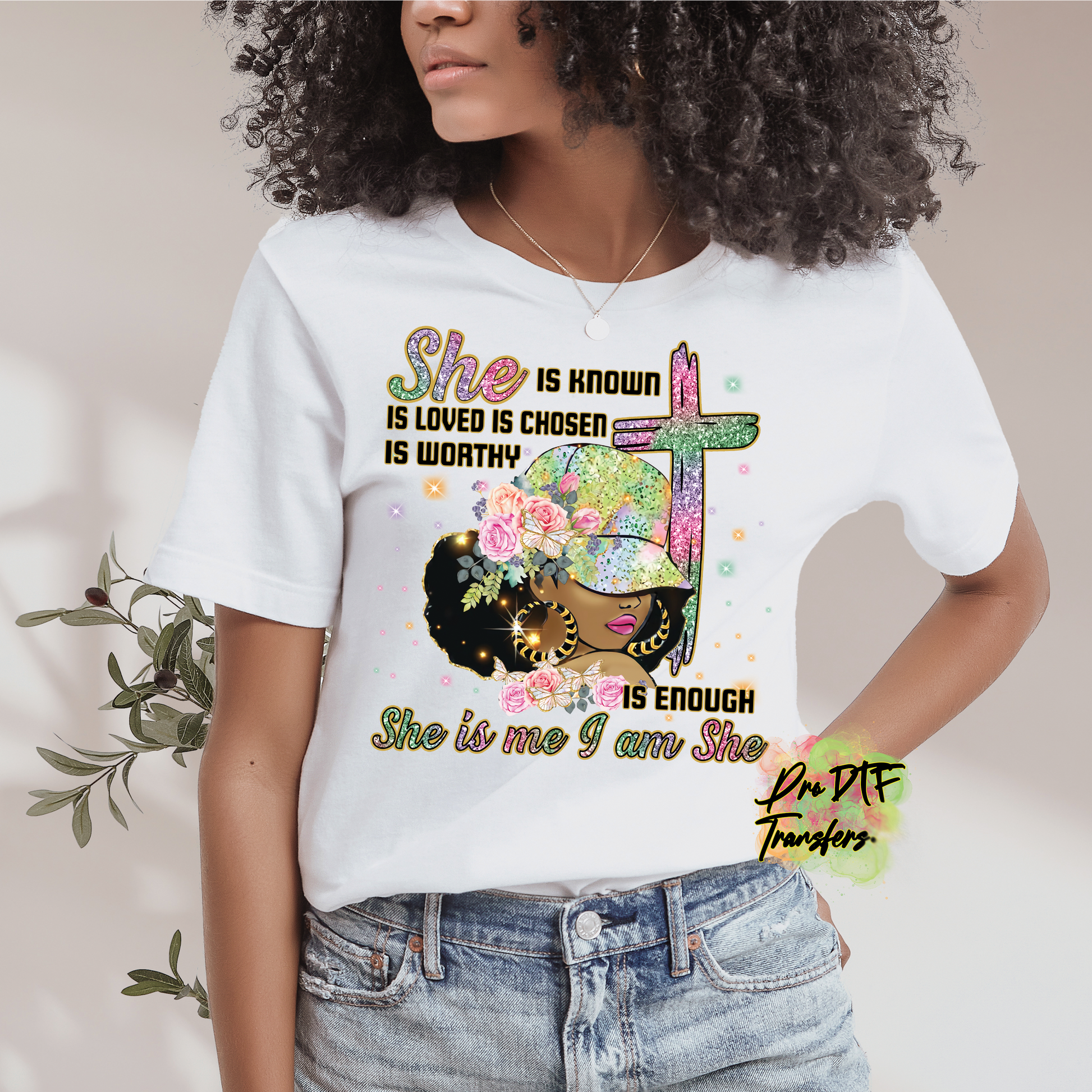 RG50 She is Known Color DTF Transfer - Pro DTF Transfers