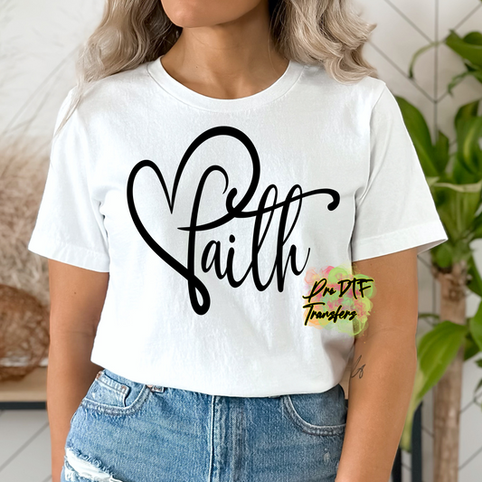 RG71 Faith Blk Full Color DTF Transfer - Pro DTF Transfers